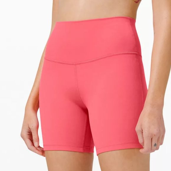 lululemon athletica | Shorts | Nwt Lululemon Align 6 Bike Shorts Guava Pink  4 | Poshmark